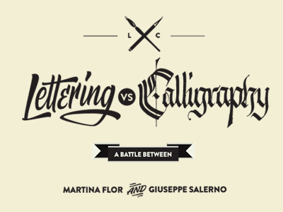 Logo Lettering Vs Calligraphy calligraphy lettering lvsc