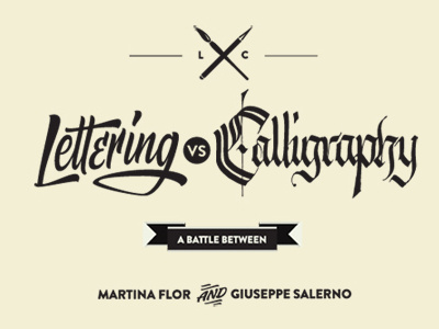 Logo Lettering Vs Calligraphy