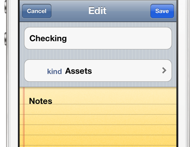 Ledger Notes finance ios iphone notes