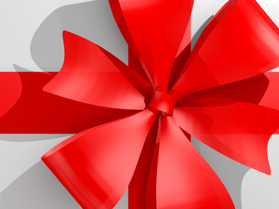 Ribbon 3d bow gift ribbon