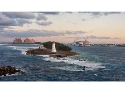 Nassau Calm atlantis bahamas calm carnival cruise islands lighthouse vacation