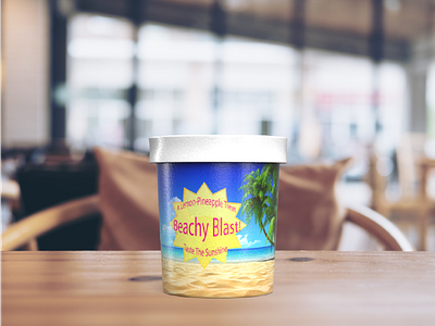 Summer Item Label beach ice cream summer sunshine