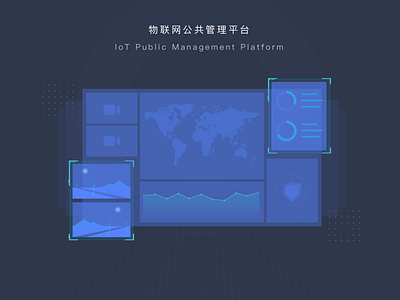 Management platform illustration illustration technology