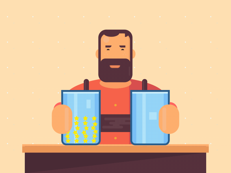 Bottles loop design gif character animation character animation