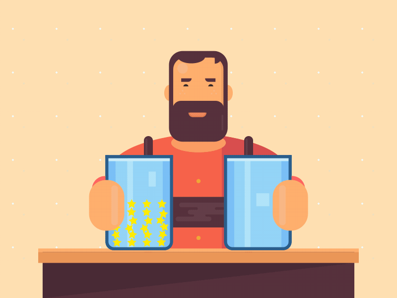 Bottles animation character character animation design gif loop