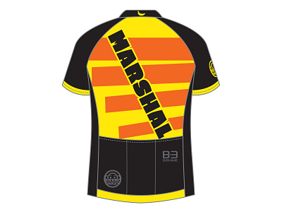 Marshal Jersey 2019 branding cycling jersey cycling kit design flat jersey