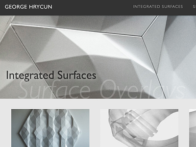 George Hrycun Artist Portfolio Website responsive rwd web design