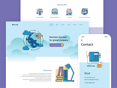 Blue Lab - Web UX