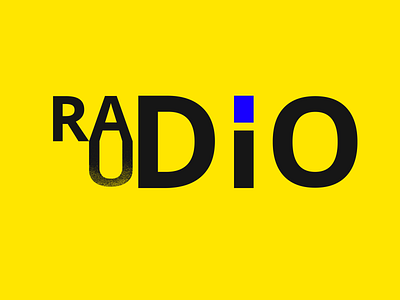 Audio Radio abstract app art branding concept design flat icon identity illustration ios lettering logo minimal type typography ui ux vector web