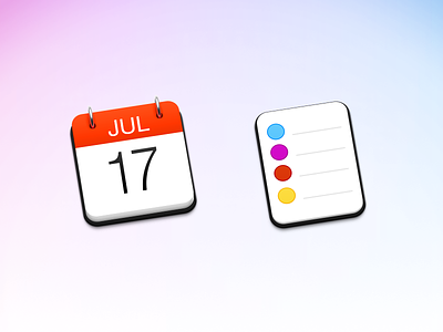 Calendar & Reminders ical icon icons list mac metal pad todo yosemite
