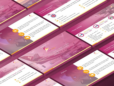 Pitch Deck Designed for Firnas Airlines