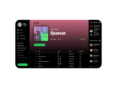 Spotify Dynamic Queue Playlist