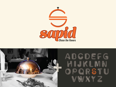 Sapid Logo alphabets bowl creative creative logo design food icon letters logo minimal minimalist logo restaurant s unique logo vector white
