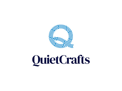 QuietCrafts best brand brand design brand designer branding corporate branding corporate design creative logo design illustration lettermark logo q q letter logo q logo ui unique