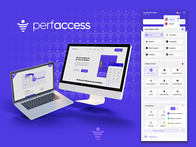 Perfaccess : Improved usability and accessibility for all accessibility brand design brand designer branding corporate design figma graphic design ui uiux usability web website