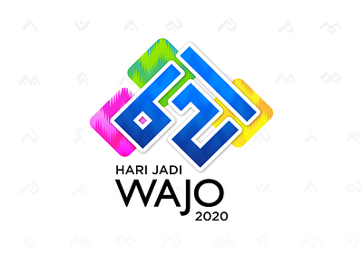 Logo of Hari Jadi Wajo 621 branding buginese culture festival indonesia logo sutera traditional