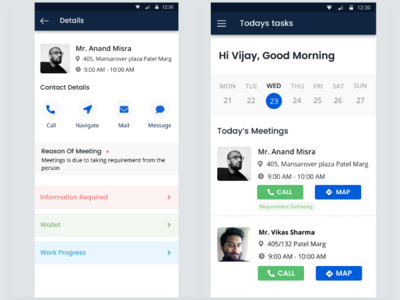 Tasks app design india mobile typography ui ux