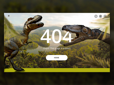 Daily UI challenge #008 - 404 error page