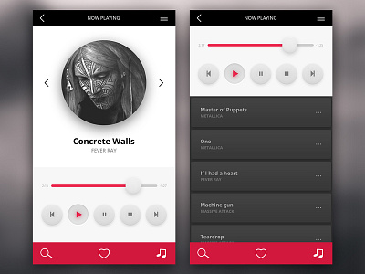 Daily UI challenge #009 - Music Player