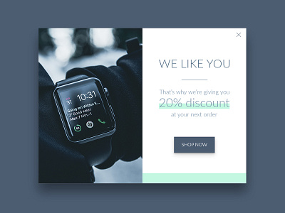 Daily UI challenge #016 Pop-up daily ui daily ui challenge discount pop up ui design user interface web page webdesign