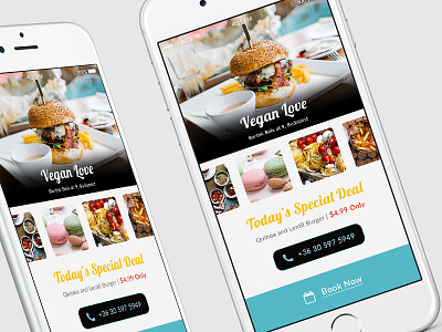 Food App app application daily specials delivery mobile app ui ui design user interface web design webpage