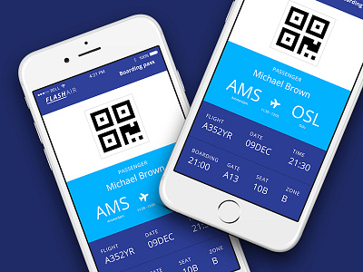 Daily UI challenge #024 - Boarding Pass