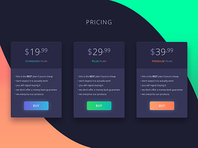 Daily UI challenge #030 - Pricing daily ui prices ui challenge ui design user interface web design webpage website