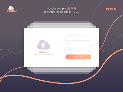 Daily UI challenge #031 - File Upload abstract lines cloud daily ui daily ui challenge file upload transfer files ui challenge user interface user interface design