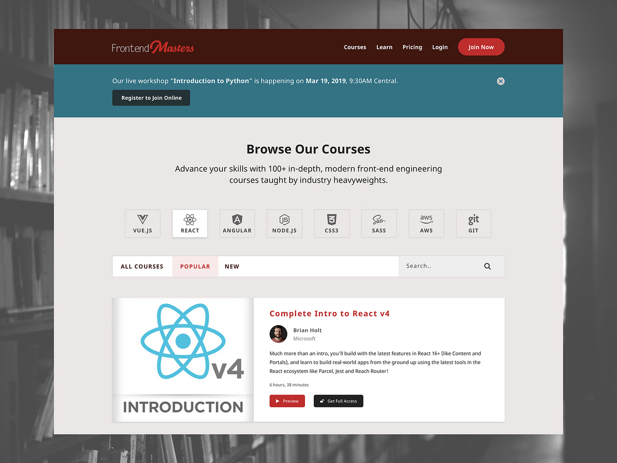 Frontend Masters designs, themes, templates and downloadable graphic ...
