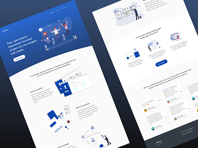 Landing Page Design: unDraw illustration illustrations landing page saas saas landing page undraw