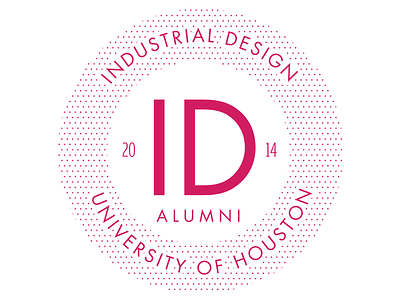 University of Houston Industrial Design Alumni Logo coin uhid