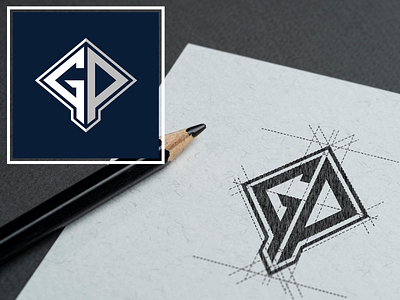 Geometric letters logo design 3d branding design graphic design illustration logo ui uidesign uxdesign vector