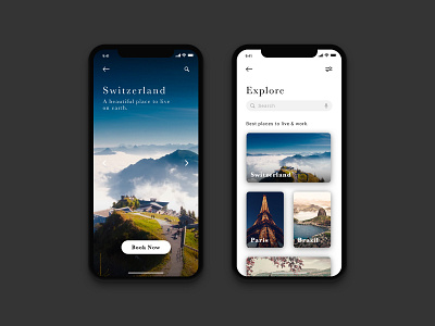 Travel App concept