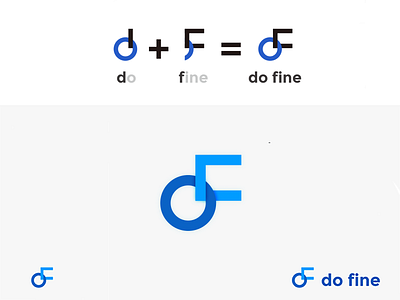 DO FINE 2d brand design design icon lock catch logo