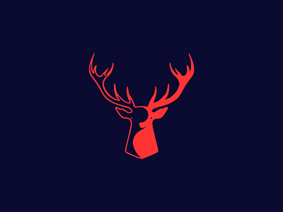 DeerWear Logo awesome branding colorful design fashion illustration logo negative negativespace playful simple