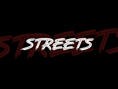 Streets Logo project art black and white branding calligraphy challenge city creative design energy graphic design hand lettering logo love typography vector web