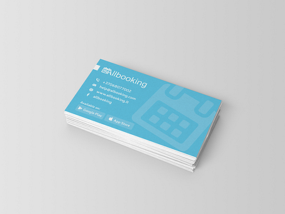 Albooking Card business card design simple