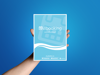 Allbooking Flyer booking company design flyer
