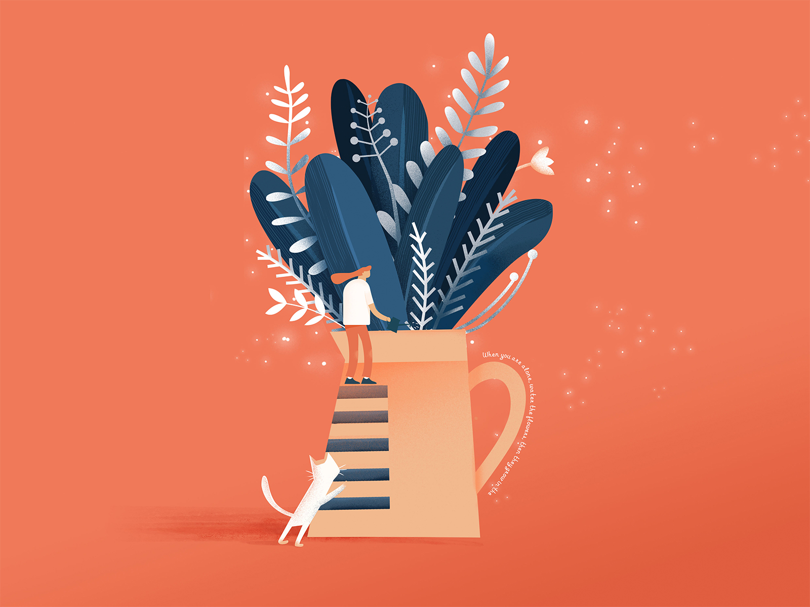 Alone time by lecho for CoCo on Dribbble