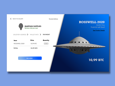 DailyUI#002 Check Out Screen bitcoin bitcoin services cart check out checkout crypto crypto exchange crypto wallet cryptocurrency e-commerce e-commerce design ecommerce payment ufo ufos ui ui design uiux uxui wallet