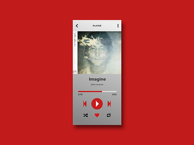 DailyUI#009 Music Player