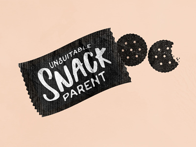 Unsuitable Snack Parent color fun graphic illustration texture type typography vintage