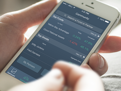 Stock App ios iphone stock trading ui