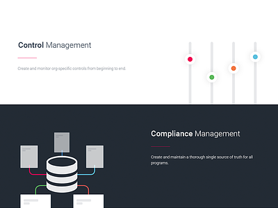 Enterprise Risk Management - Website bold bright color enterprise illustration management minimal risk ui ux web website