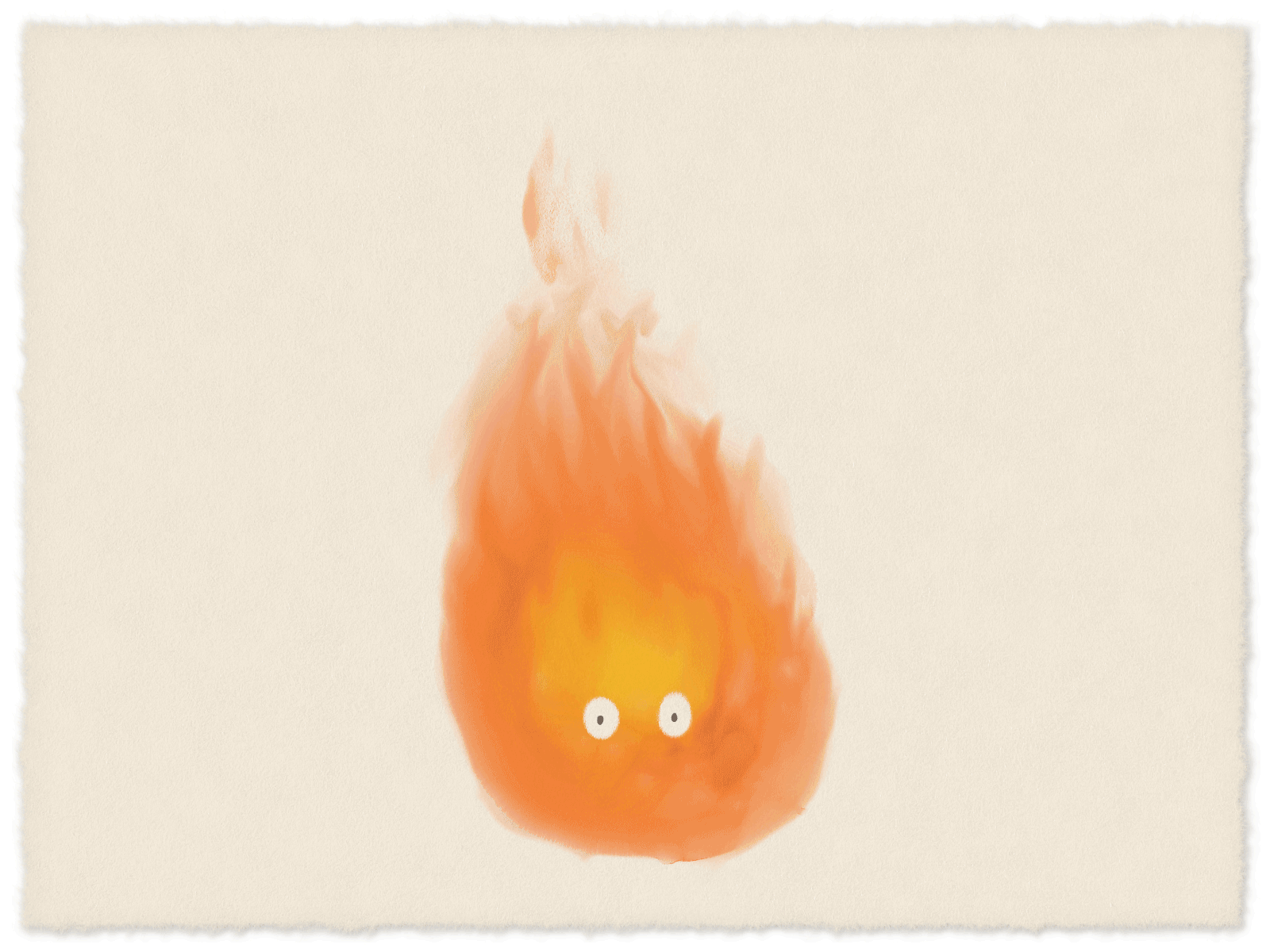 Fire Pretty / Fire Angry animation digital illustration watercolour