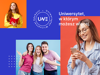 UWE - Virtual University branding design education layout logo school ui university