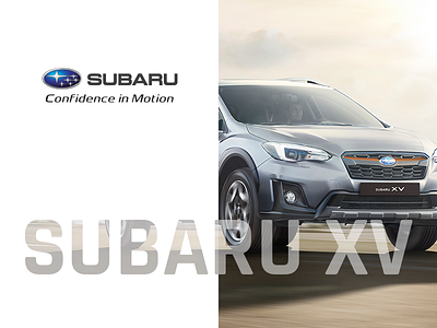 Subaru XV - landing page automotive automotive design car design landing page layout subaru ux webdesign website
