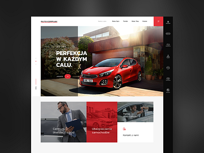 Car dealer - Auto Complex car dealer design layout product service tools ui webdesign website