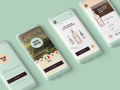 Wine app concept alcohol app concept mobile mobile app product ux wine