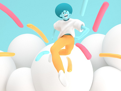 VR Sculpting 3d adorable creative cute illustration inspiration